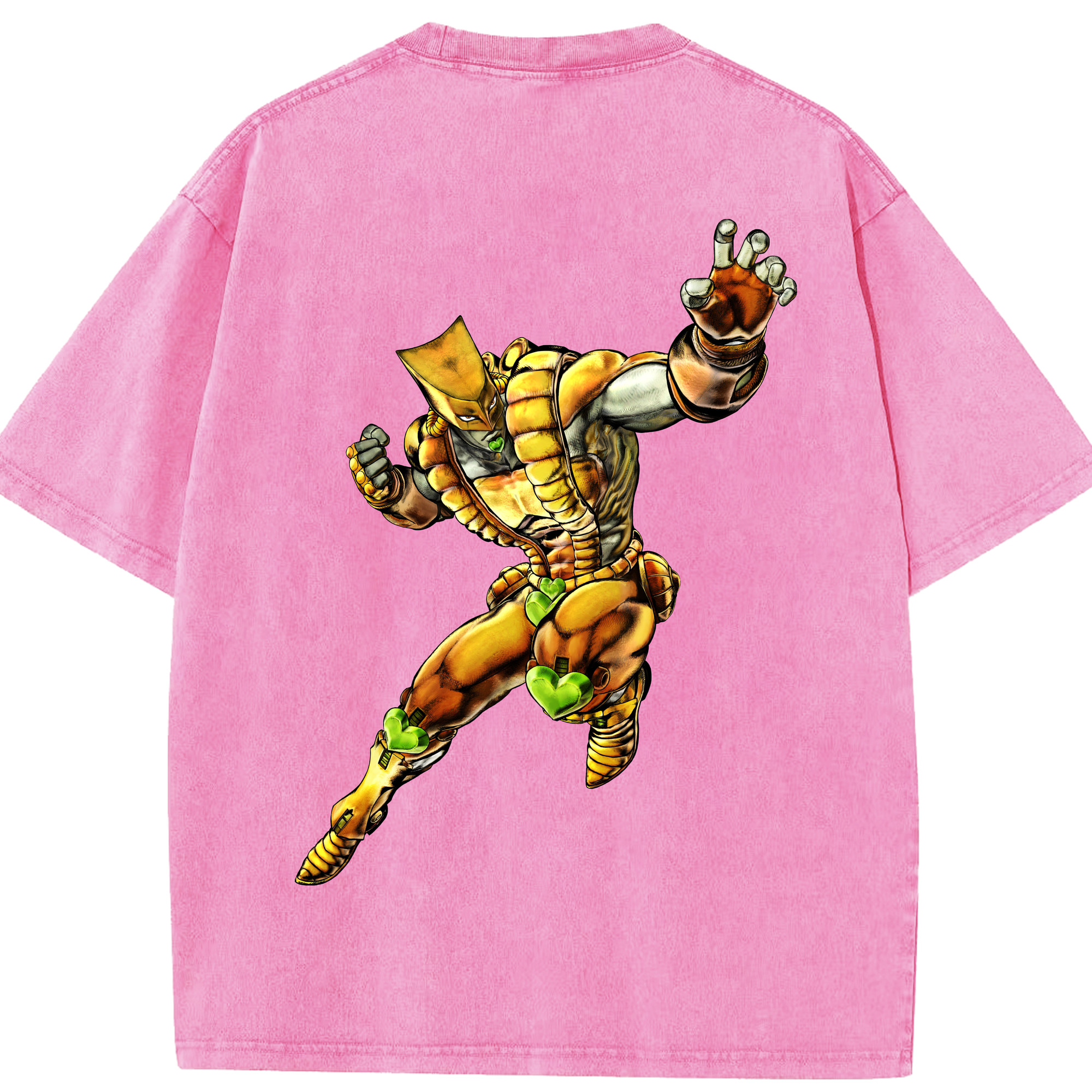 （画像用） ジョジョの奇妙な冒険 ディオ?ブランドー JoJo's Bizarre Adventure Dio Brando 綿100% ヴィンテージ風 半袖Tシャツ（背面プリント）